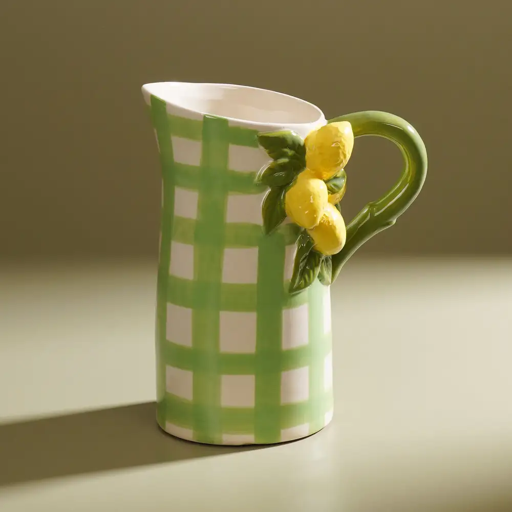 Check Ceramic Water Jug