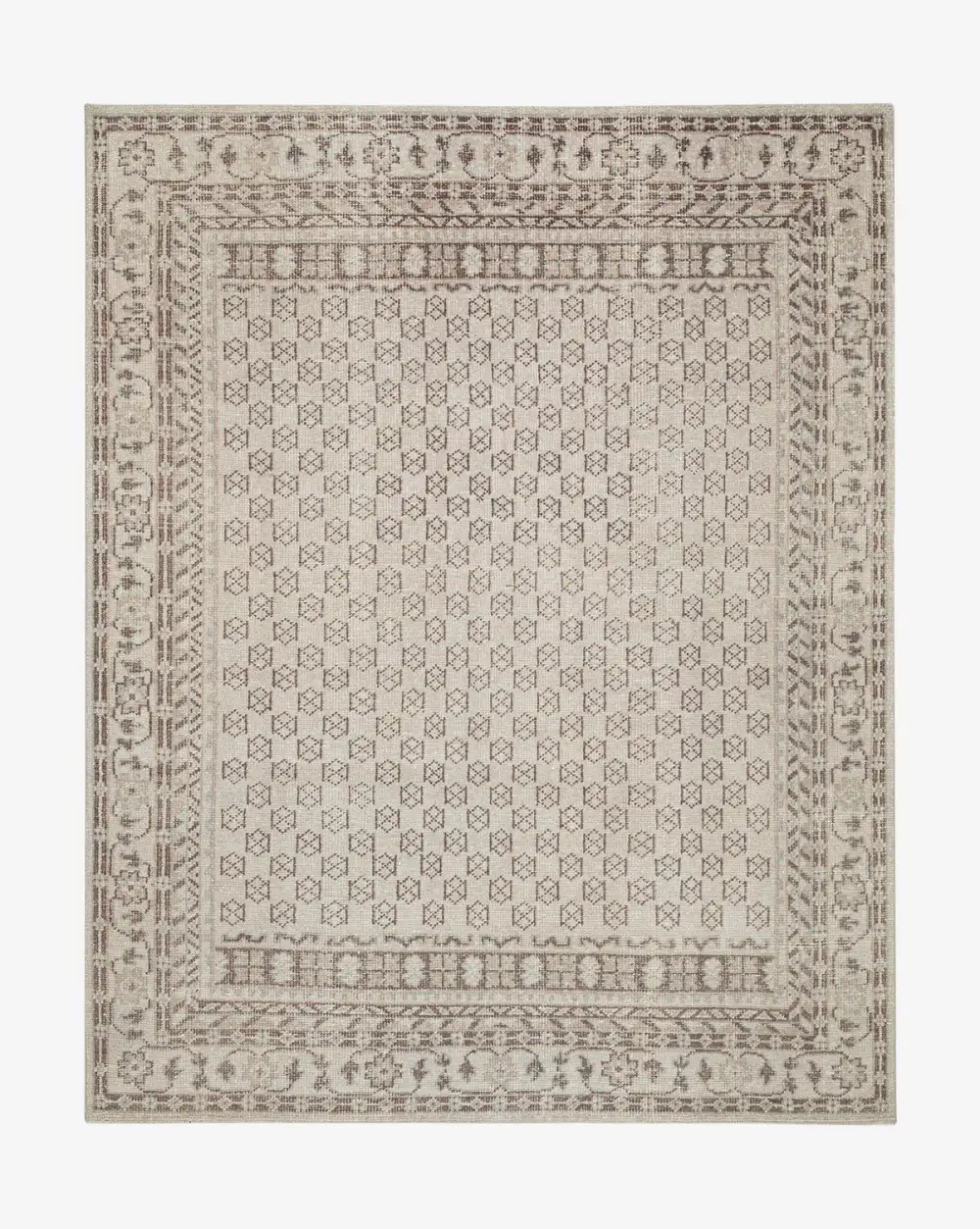 Heritage-Inspired Hand-Knotted Wool Area Rug