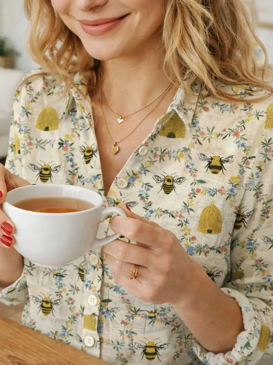 Bee Print Shirt