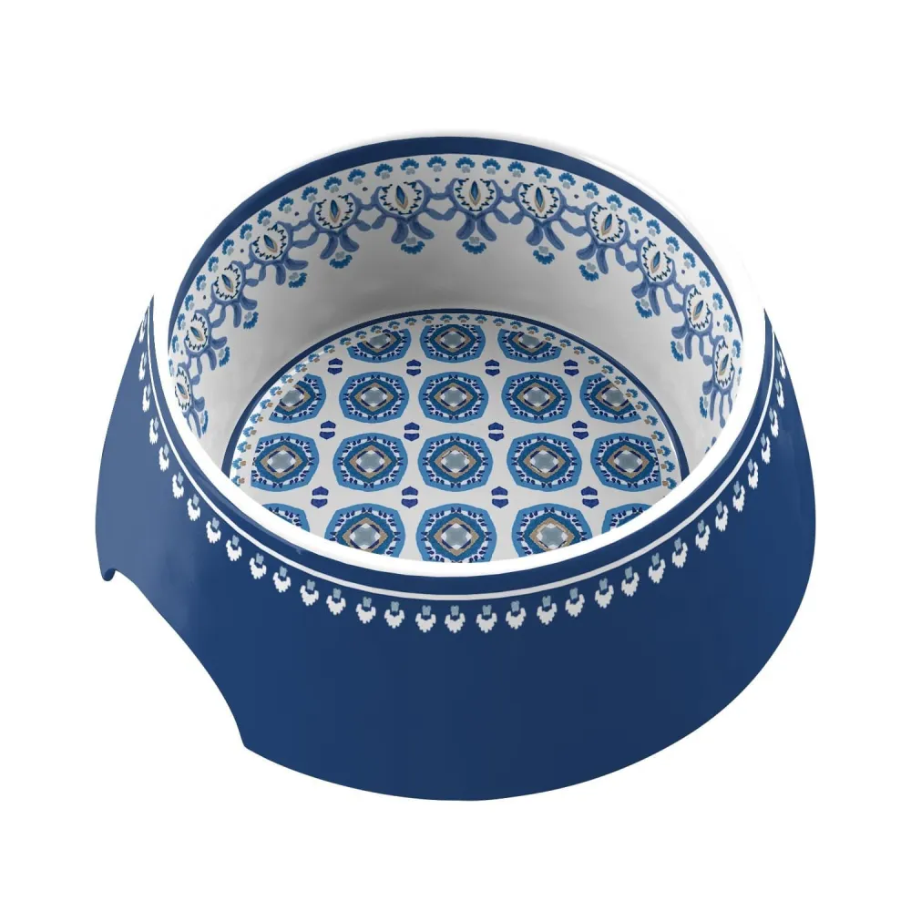 Geometric Dog Feeding Bowl