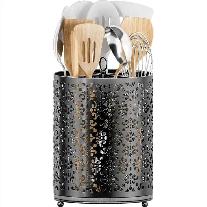 Metal Hollow Utensil Holder