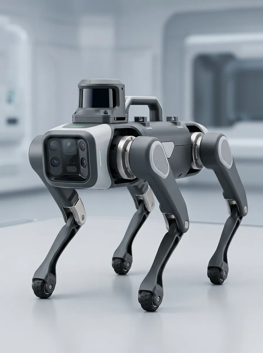 Cybernetic-Design Electronic Robot Dog for Mechanical Design Display