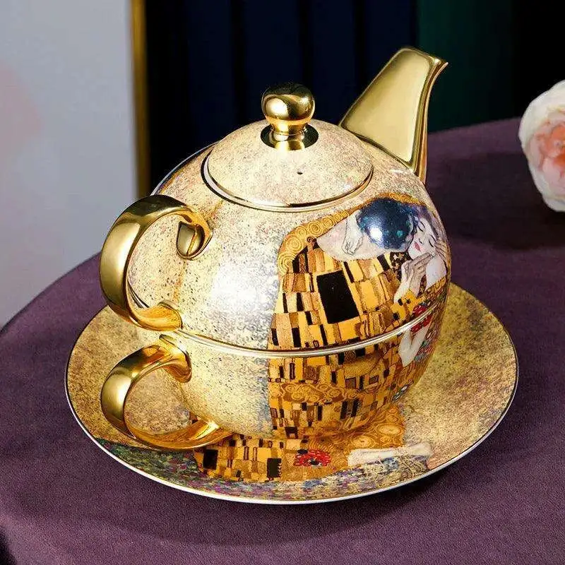 Bone Tea Set Table