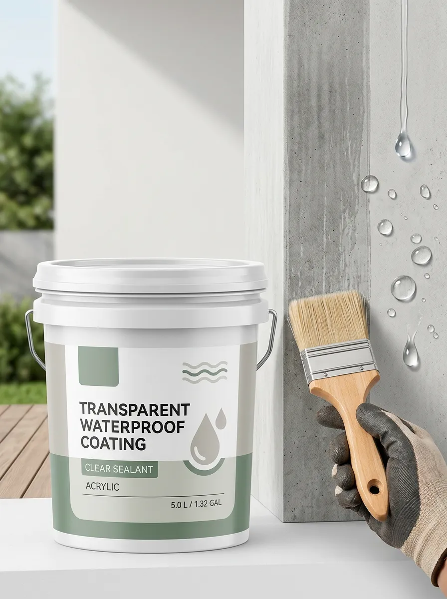 Acrylic Clear Waterproof Coating for Home Repairs