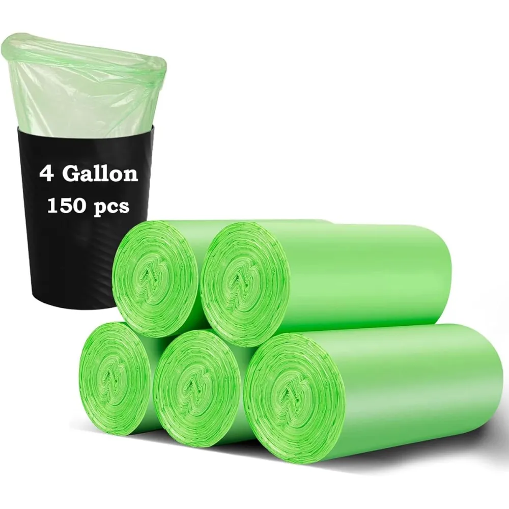 Small Garbage Bags for Home, Office, and Bathroom Waste