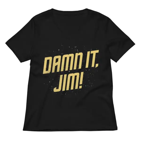 Classic Quote V Neck Tee