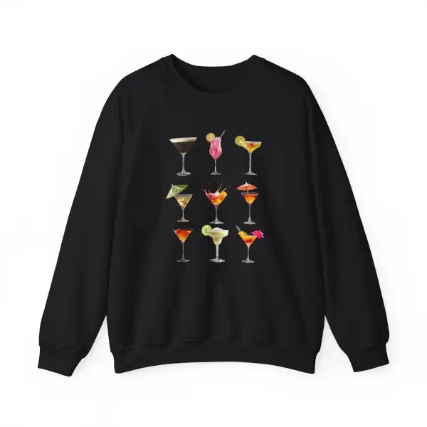 Cocktail Lineup Graphic Sweatshirt