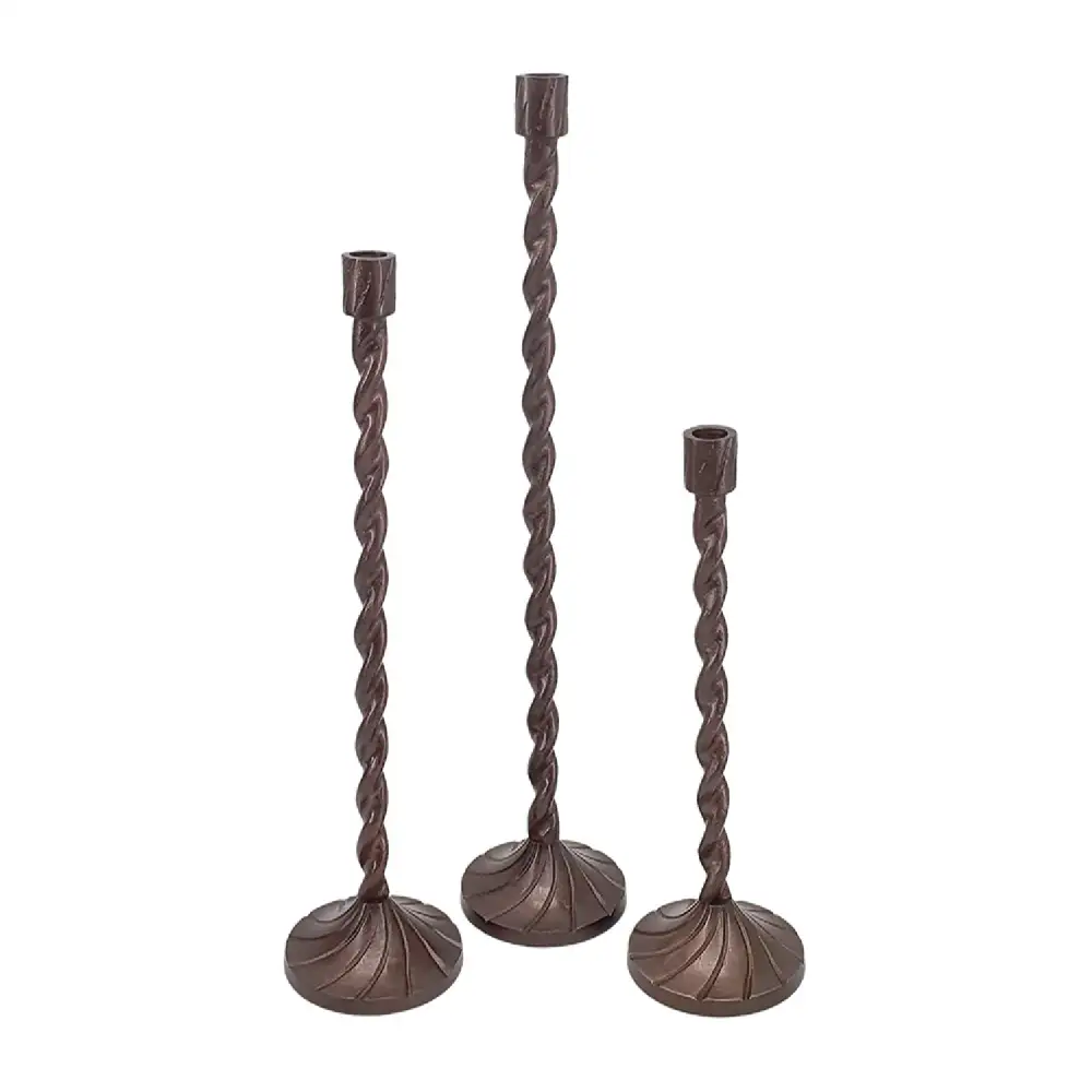 Handcrafted Aluminum Taper Candle Holders