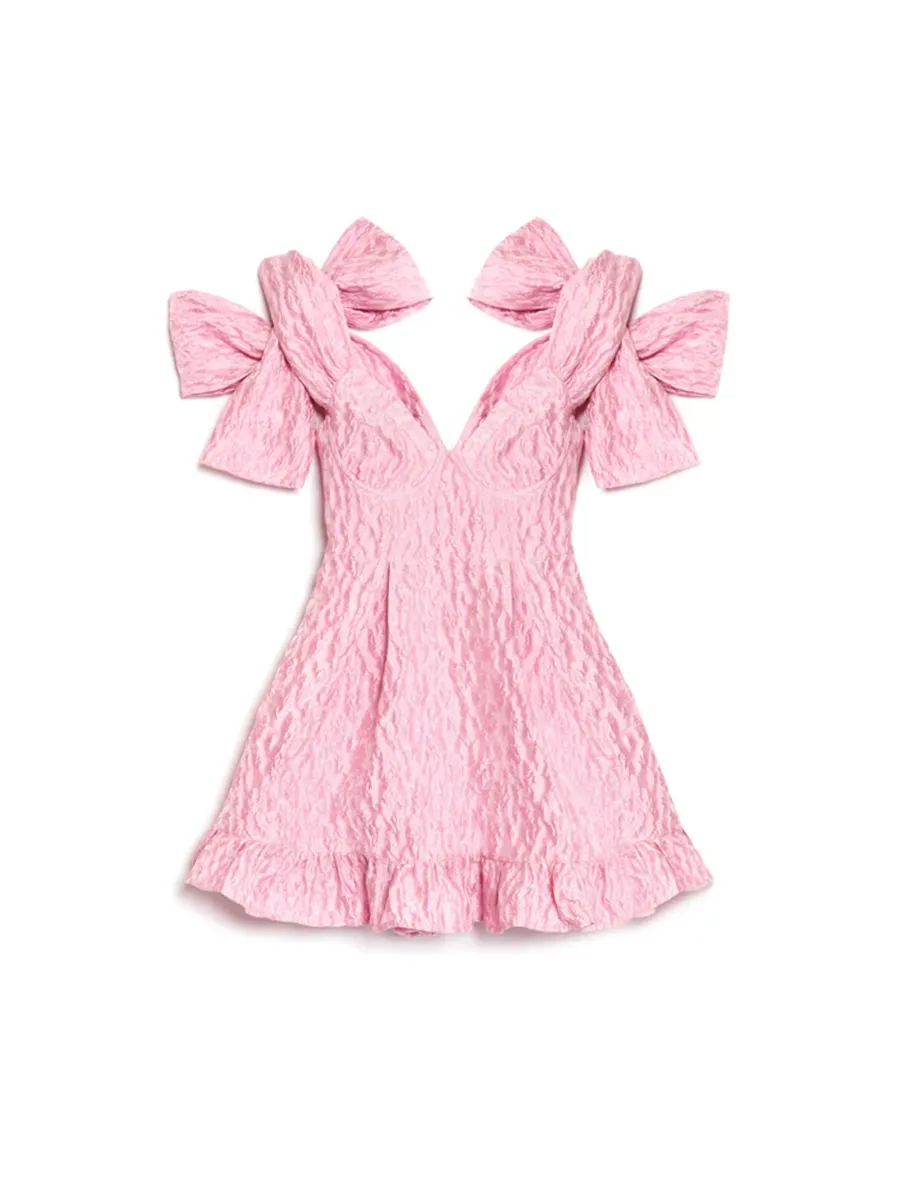 Jacquard Bow Dress
