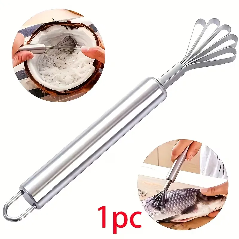 Multi-Function Stainless Steel Grater and Fish Scaler