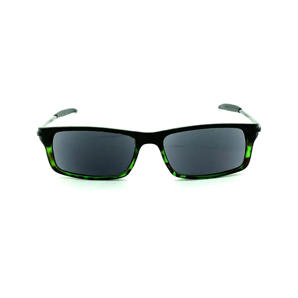 Rectangular Full-Lens Case-Included Reading Sunglasses