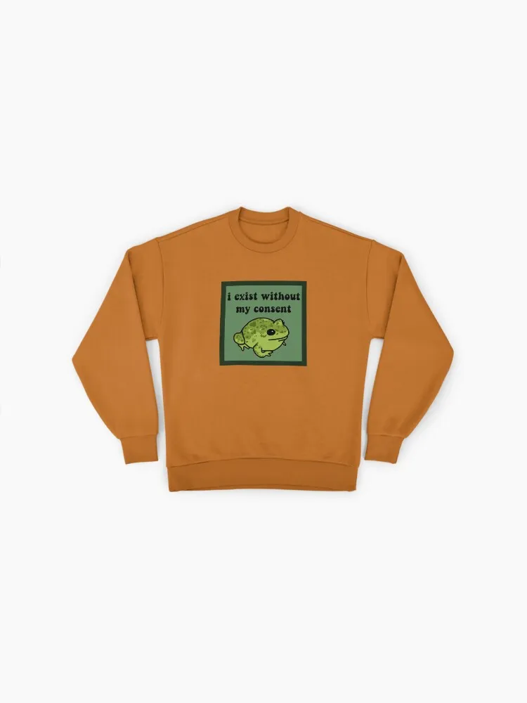 Cute Frog Anxiety Meme Sweatshirt