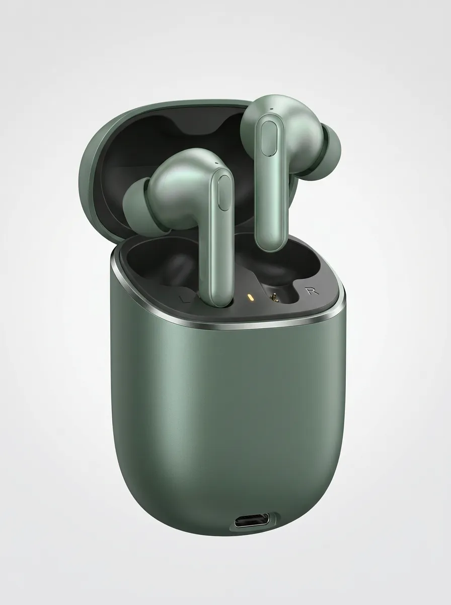 Metallic Wireless Earphones