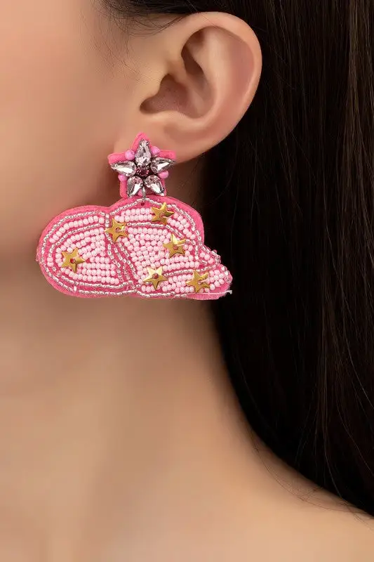 Pullover Charm Drop Earrings