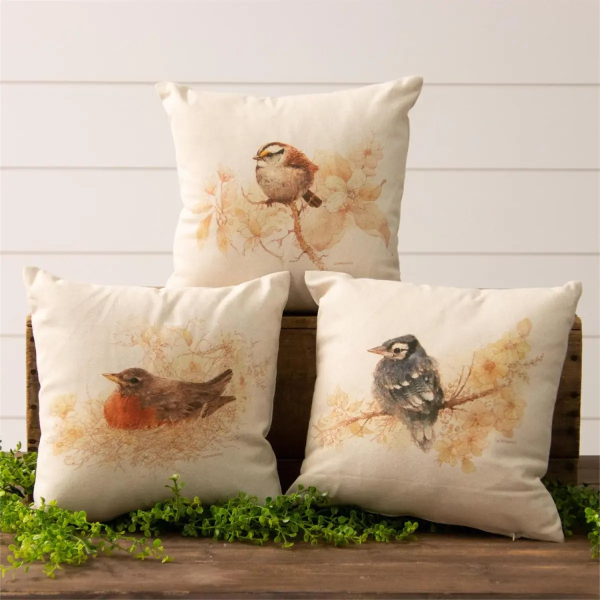 Bird Decorative Accent Pillow