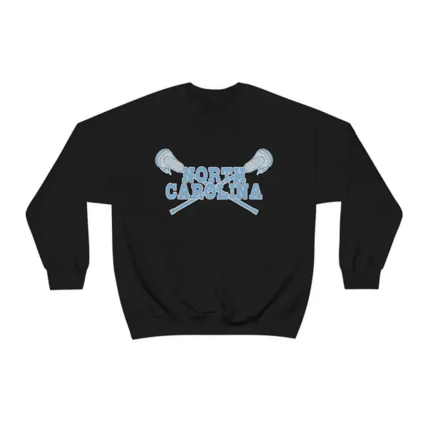 Everyday Crossed Sticks Lacrosse Graphic Crewneck Sweatshirt