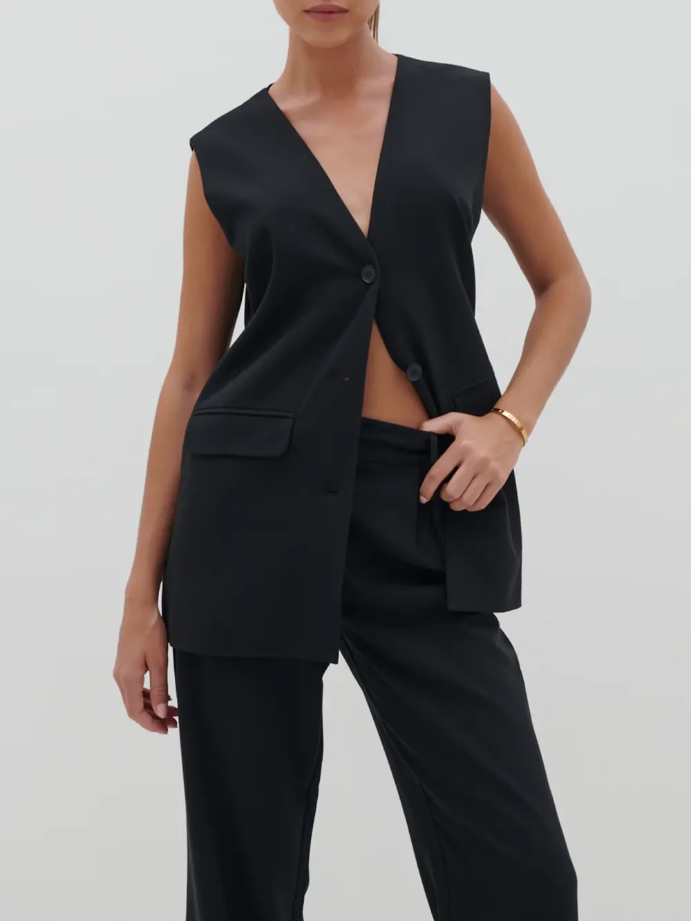 Casual Style Sleeveless Waistcoat