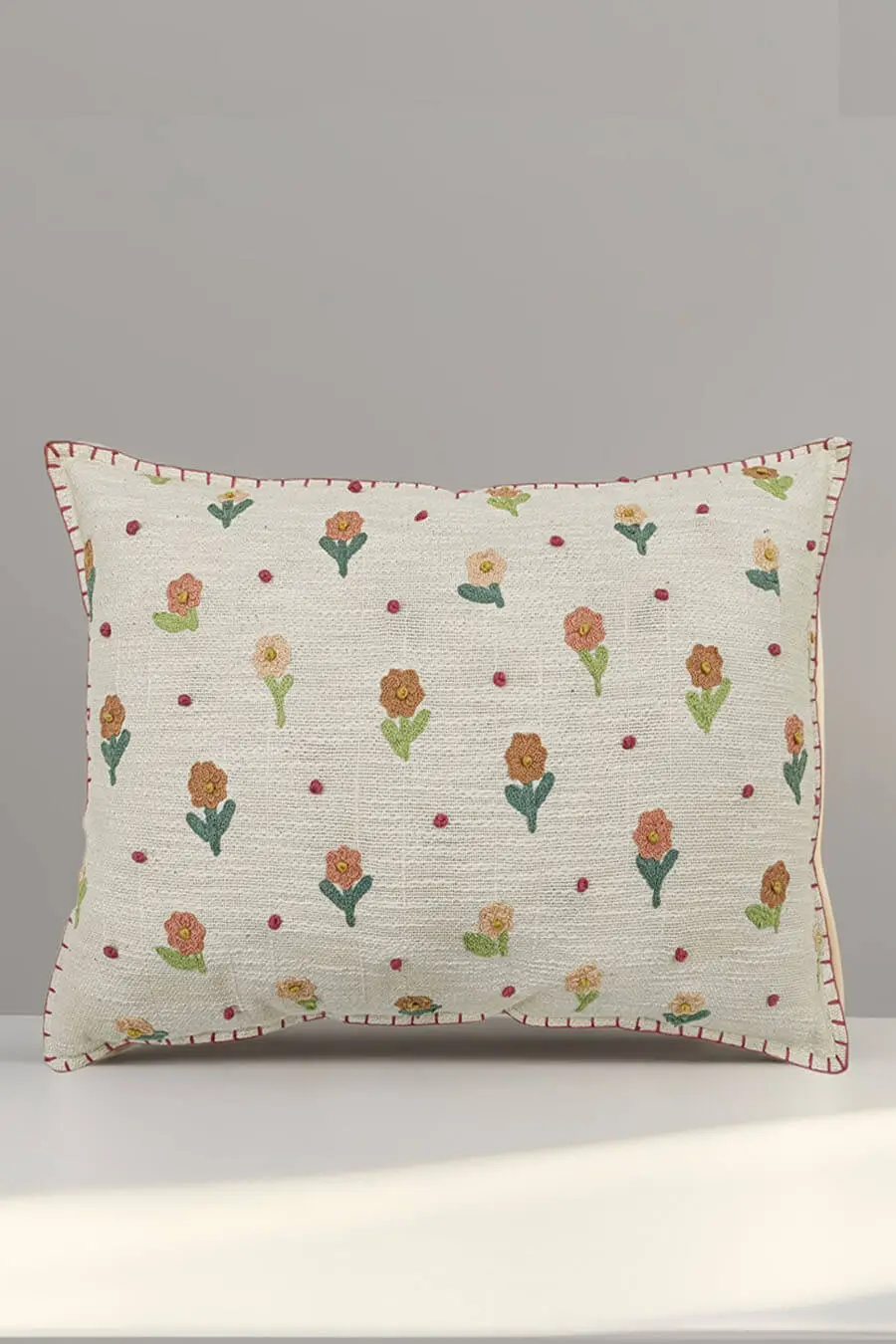 Artisan Surface Textured Cotton Decorative Cushion Cover