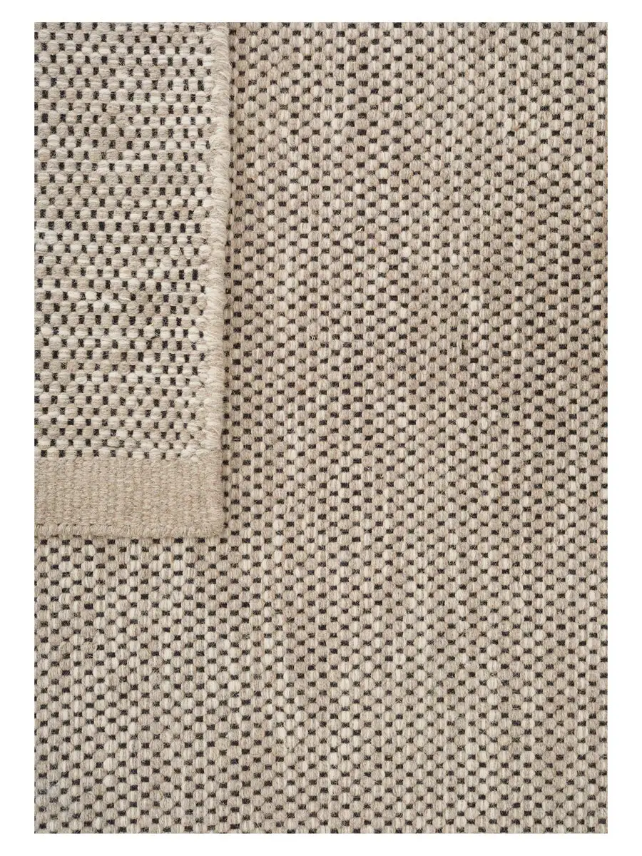 Hand-Woven Wool-Cotton Area Rug