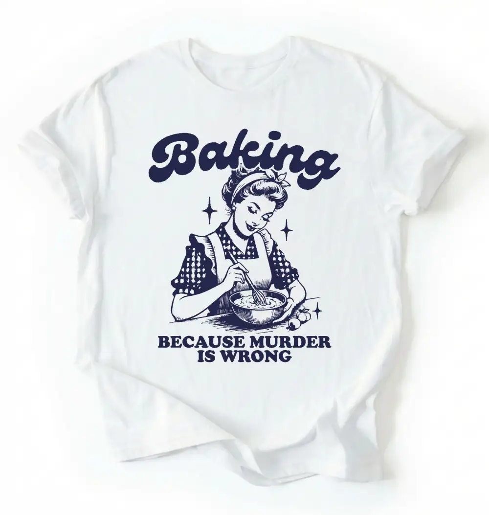 Baking Mood Graphic Cotton Tee