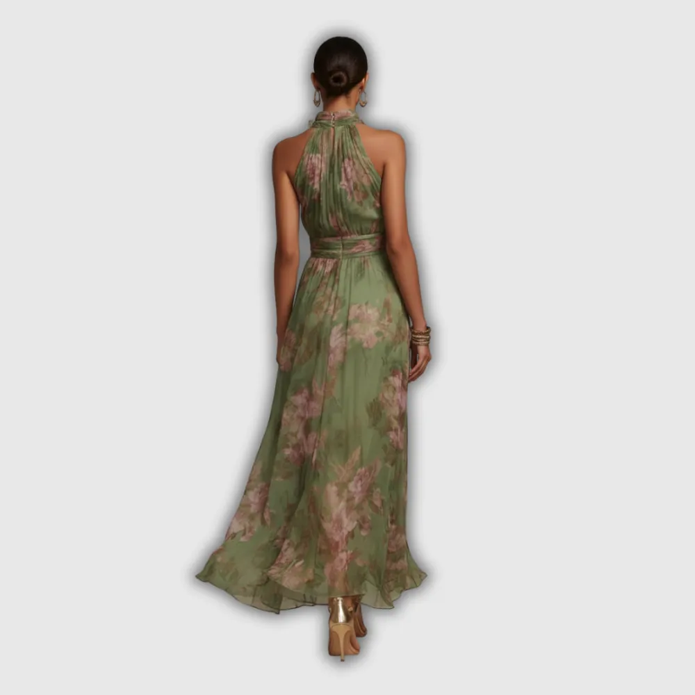 Floral Printed Flowing Casual Dress