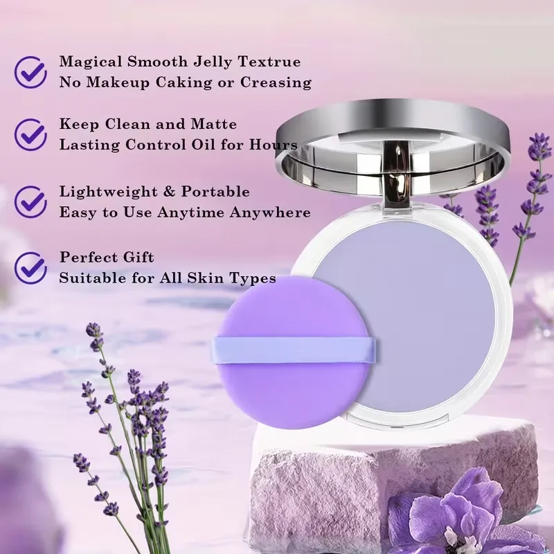 Mirror-Included Portable Setting Powder