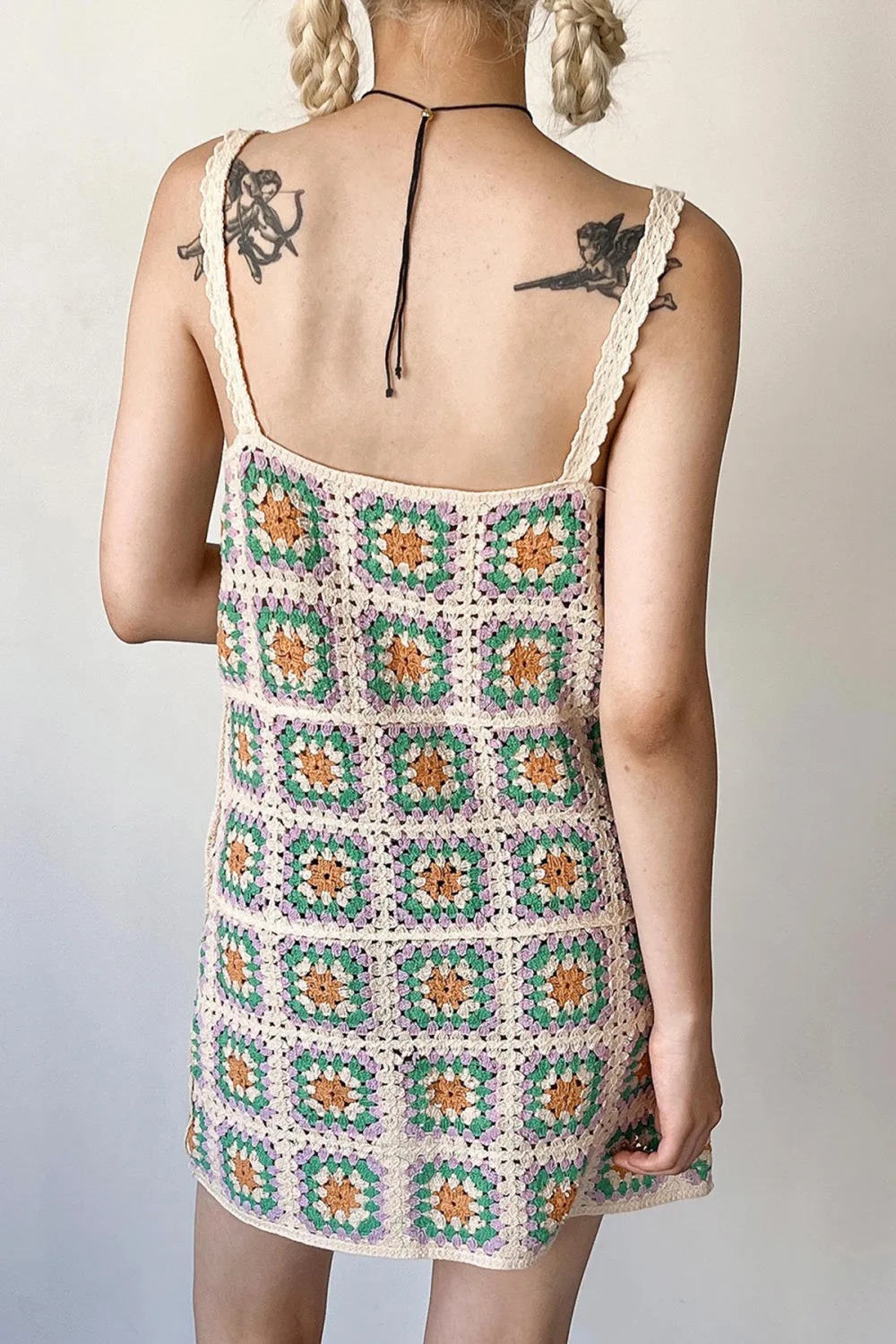 Crochet Mini Dress