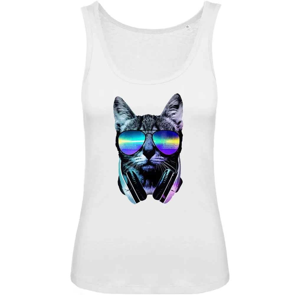 Casual Cat Graphic Tank