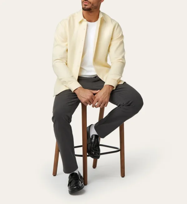 Flannel Shirt Butter Yellow