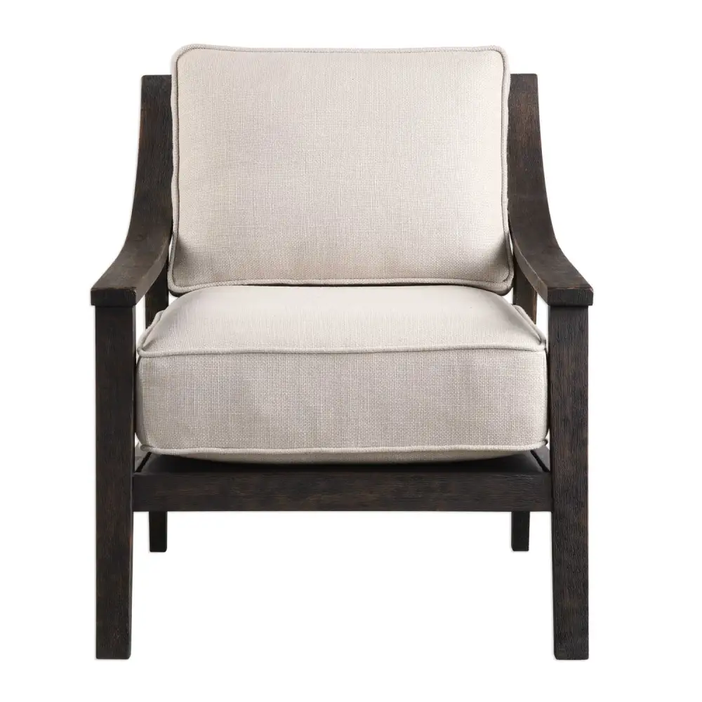 Rustic Hardwood Lounge Chair