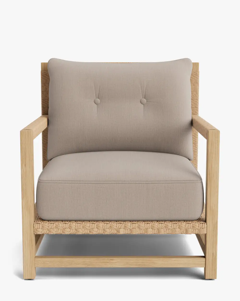 Organic Teak Outdoor Lounge Chair
