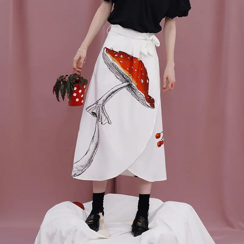 Mushroom Motif Skirt