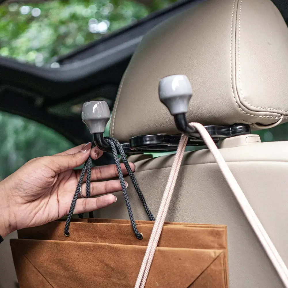 Dual Arm Headrest Hook