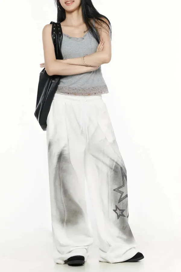 V-Neck Lace-Trim Tank Top