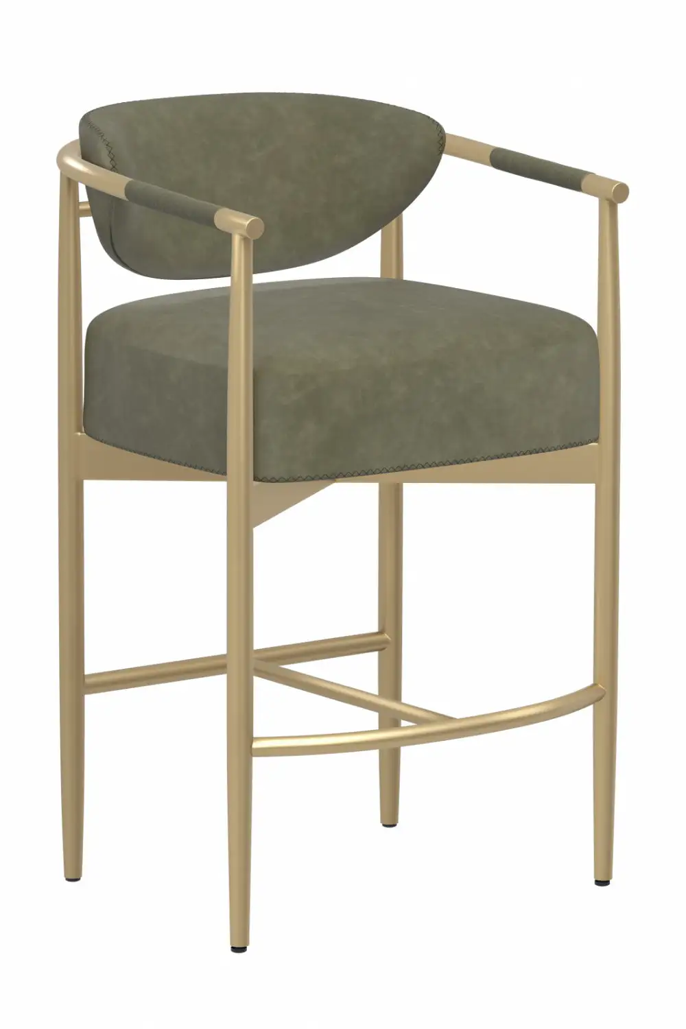 Contemporary Curved Counter Stool