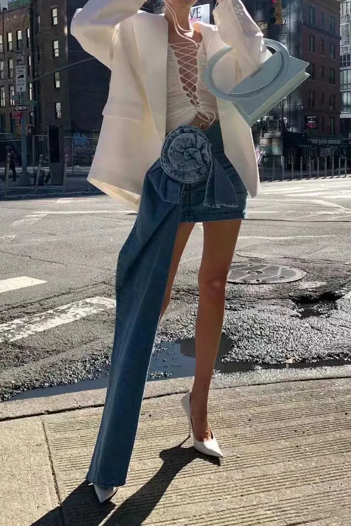 Denim Mini Skirt