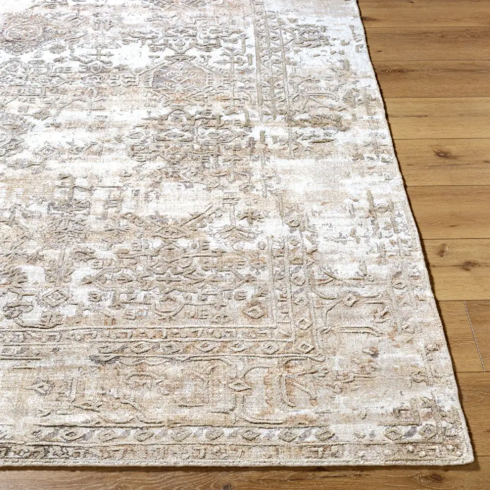 Handmade Viscose Rectangular Carpet