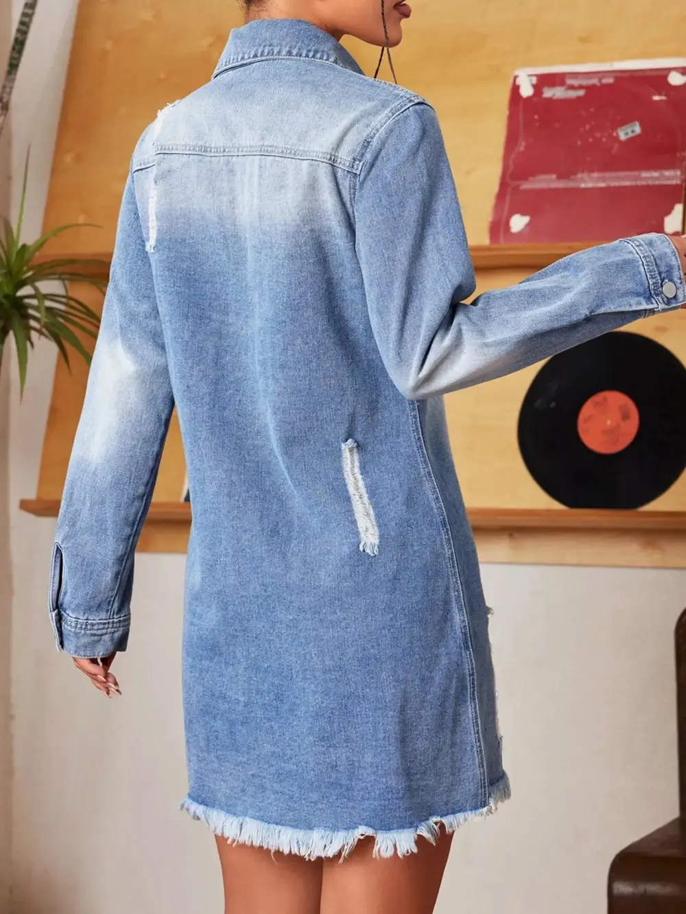 Finish Denim Mini Dress