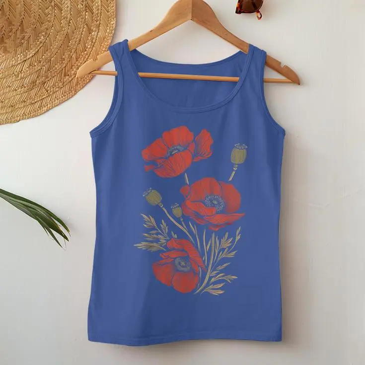 Vintage Floral Women Tank Top