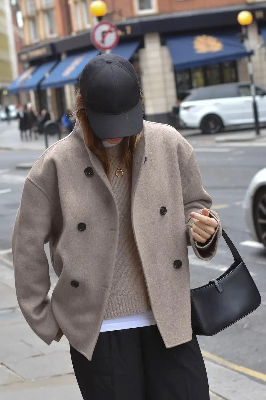 Double-Breasted Tailored Wool Jacket