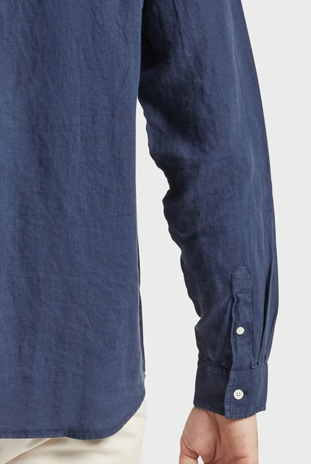 Mick Linen Shirt-Navy