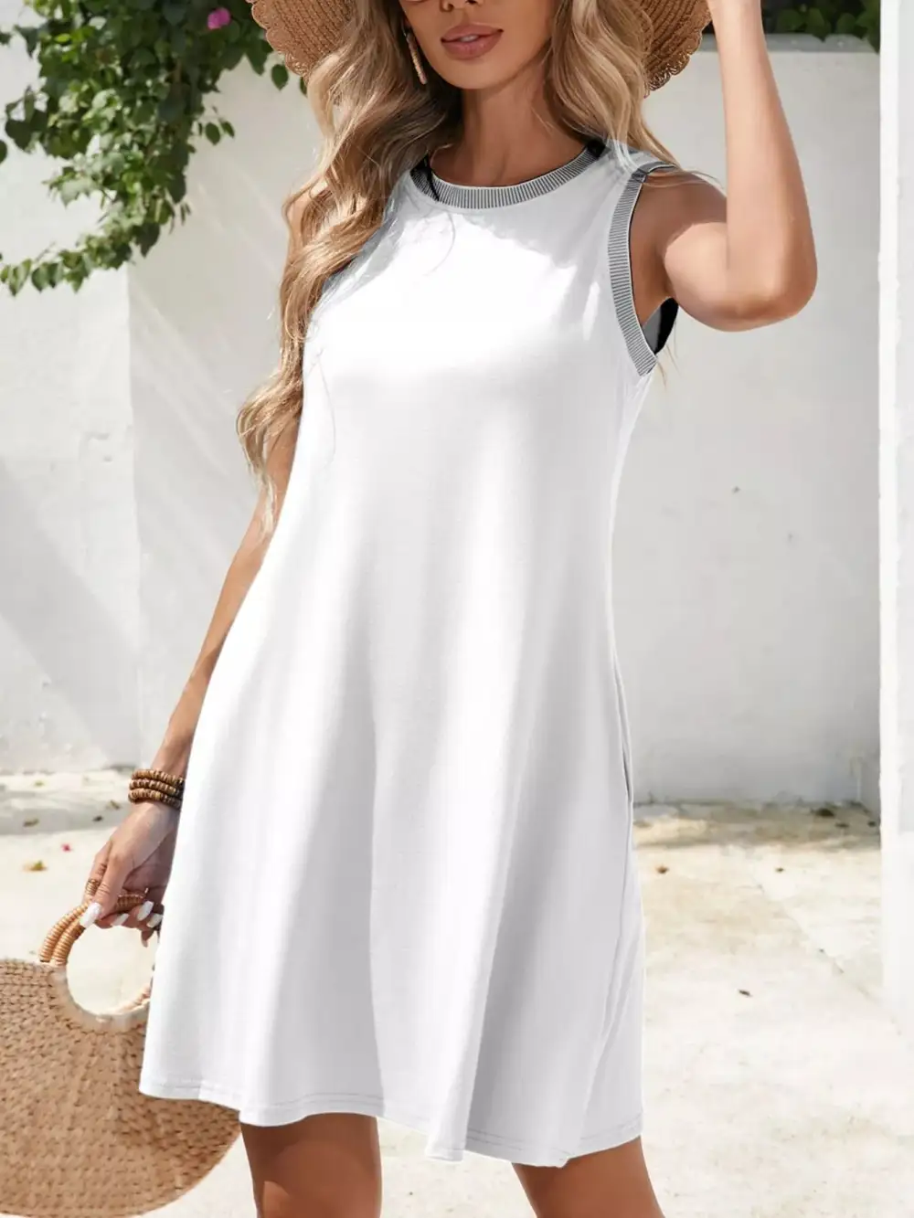 Classic Sleeveless Mini Dress