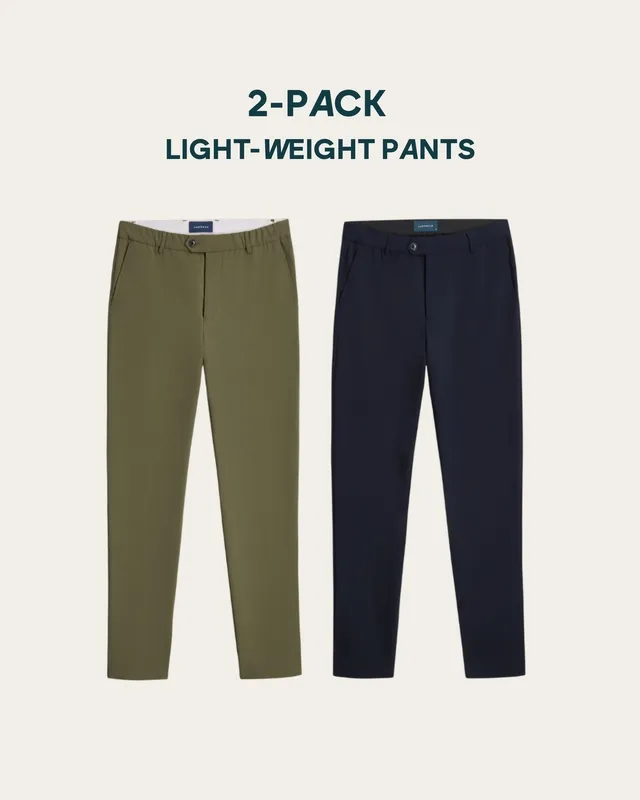 Lightweight Pants 2-Pack Bundle Olive & Navy