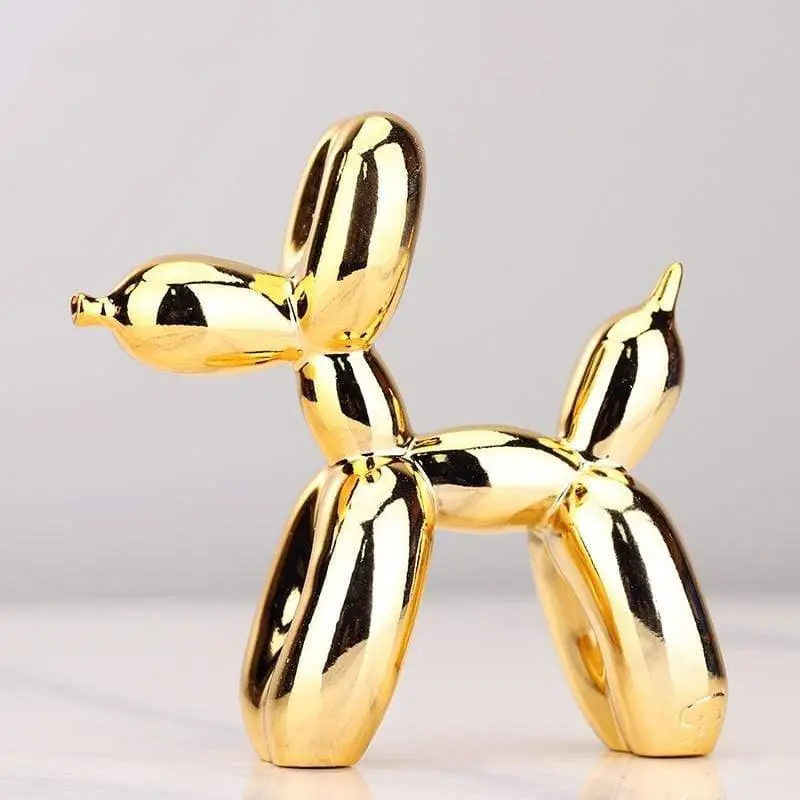 Resin Dog Accent Sculpture