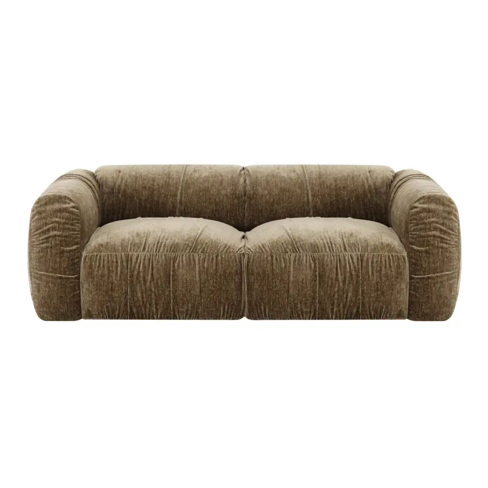 Modern Fabric Loveseat