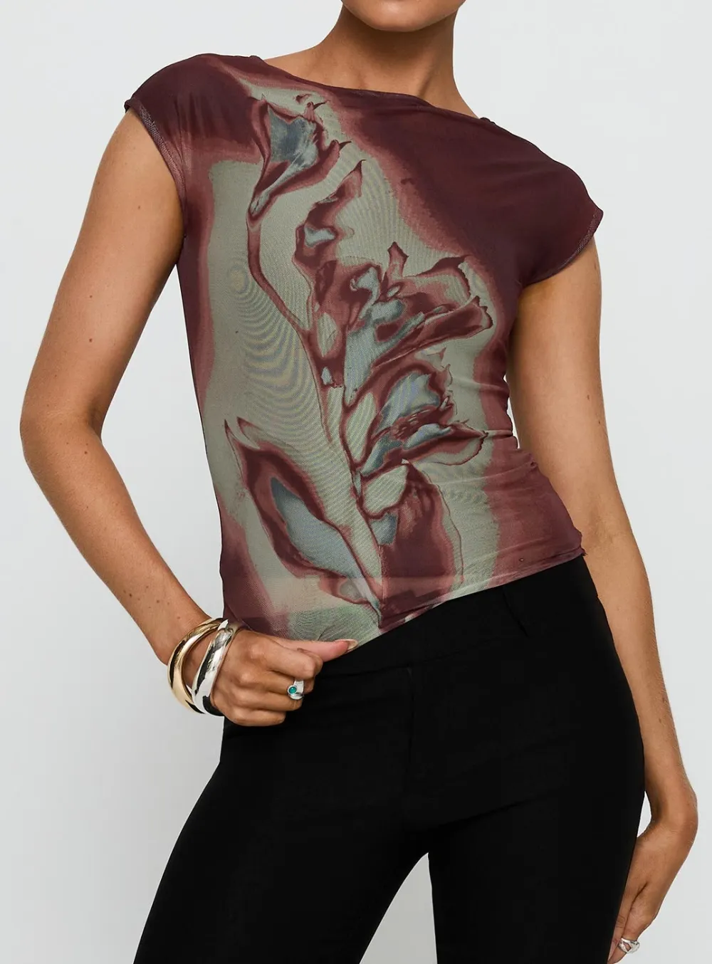 Studio Classic Printed Top
