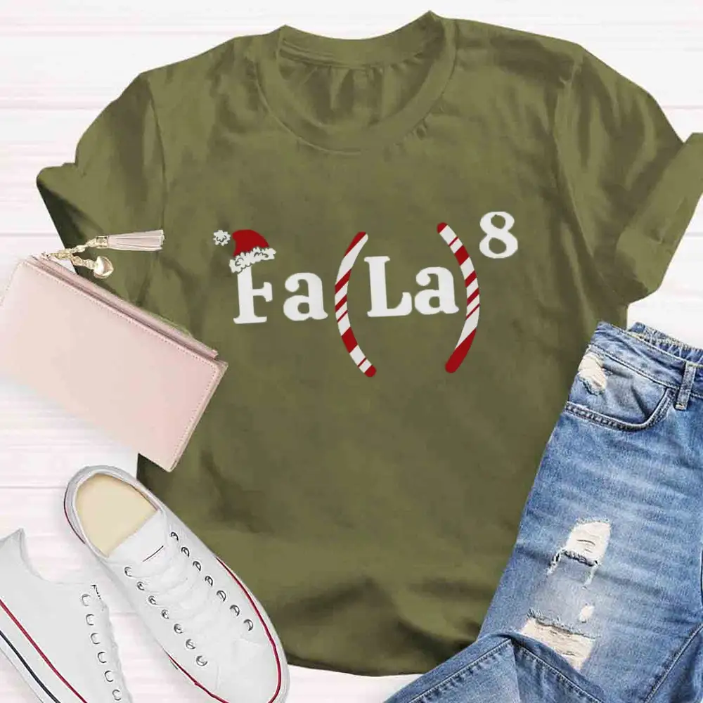 Fun Numbers Christmas Teacher T-Shirt
