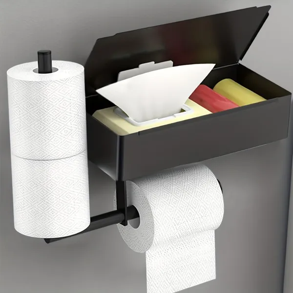 Wall-Mount Toilet Paper Holder