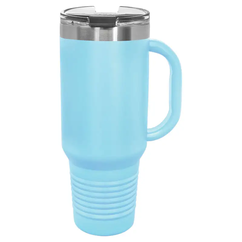 Travel Handled Straw Lid Travel Mug