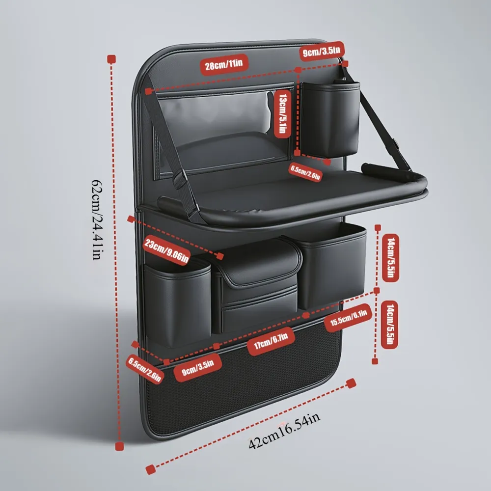 Car Chair Back Storage Bag